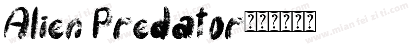 Alien Predator字体转换